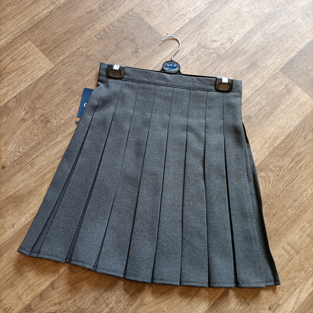 Grey Box Stitch Skirt