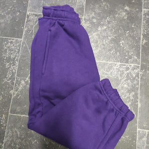purple joggers