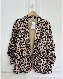 Leopard Blazer