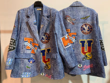Load image into Gallery viewer, Patterned plus blazer
