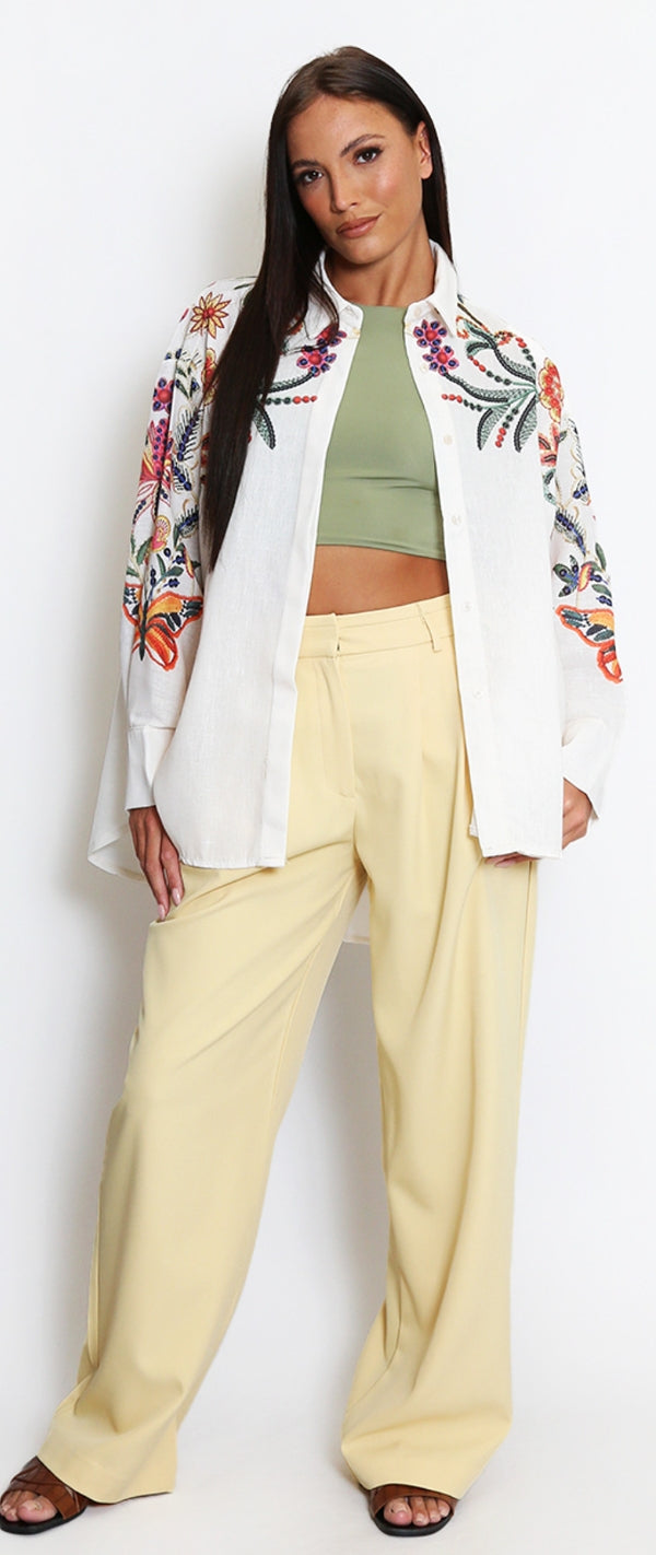 Tribal flower shirt