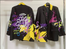 Load image into Gallery viewer, Patterned plus blazer
