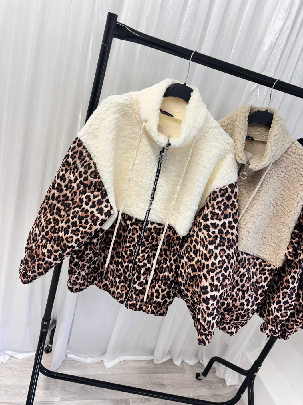 Leopard fleece