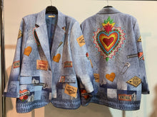 Load image into Gallery viewer, Patterned plus blazer
