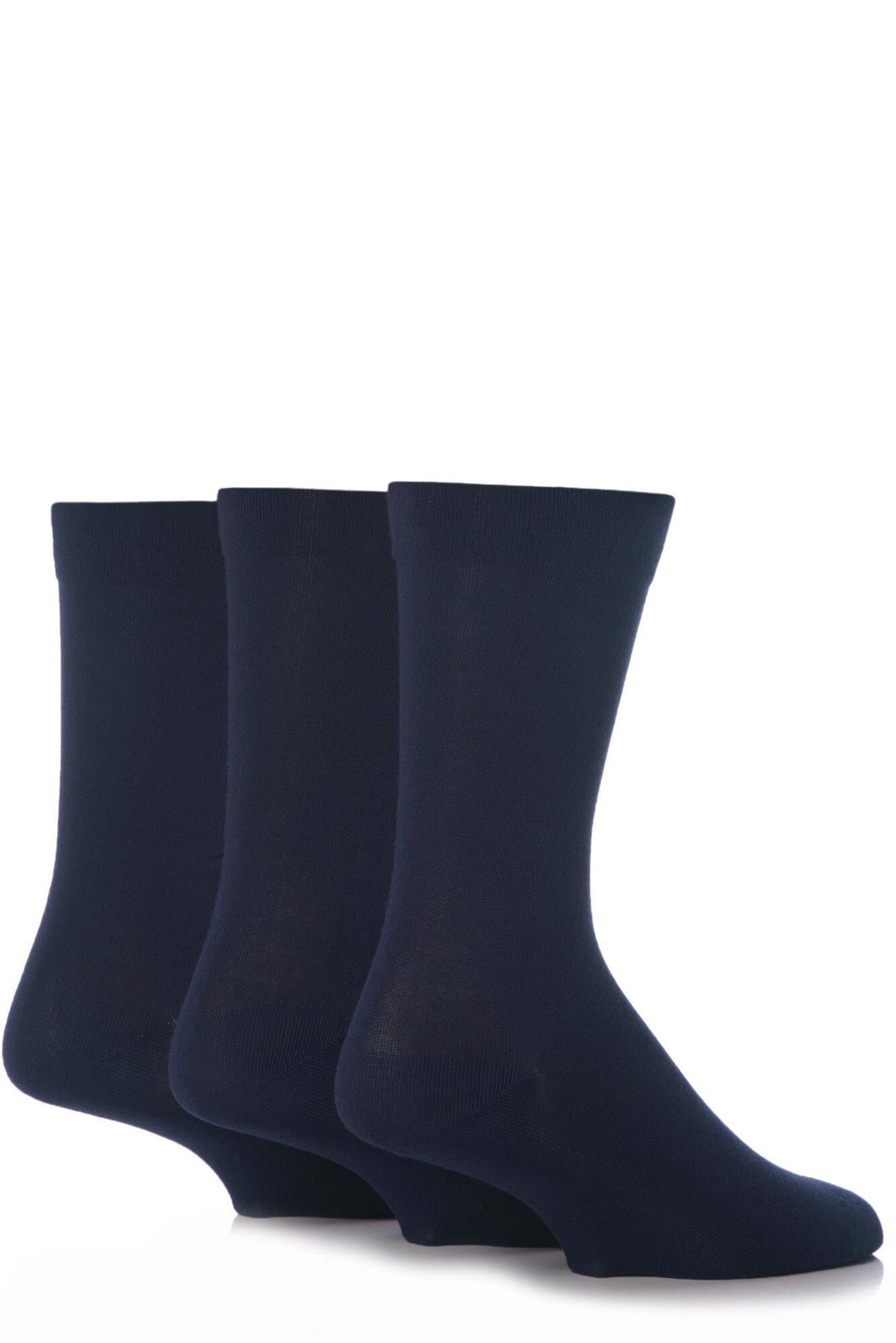 3 Pack Navy ankle socks