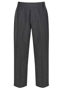 Grey Junior Adjustable Waist Trousers