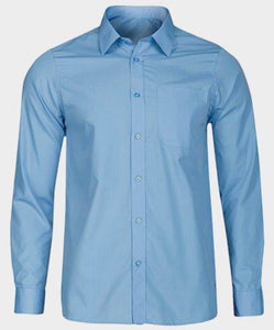 trutex 2 Pack Boys Blue Long Sleeve Shirt